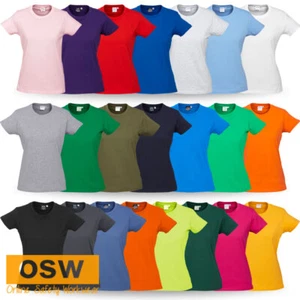Womens Ice Short Sleeve Tee Ribbed Neck Band Long Lasting & Durable T10022 - Picture 1 of 49