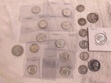 Lot of 20 - Coins SILVER MERCURY DIMES -some mint state 