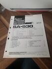 Pioneer SA-530 Amplifier  Service Manual *Original*