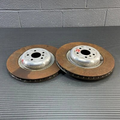 Juego de rotor de freno trasero BMW M850i G16 G12 G14 2016-2024 3 k millas OEM Foto 1 de 4