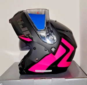 HJC c91 Nepos Electric Modular Snowmobile Helmet Pink XS SM MD LG XL 2XL - Picture 1 of 8