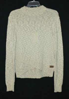 Element Eden Oat Beige Pullover Sweater Size Small Cotton Blend NWT $55 - Image 1 of 4