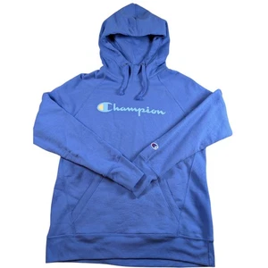 Nuevo con etiquetas Champion Powerblend Pullover Lavanda Deletrear Vellón Forrado Sudadera con Capucha Pequeña - Imagen 1 de 9