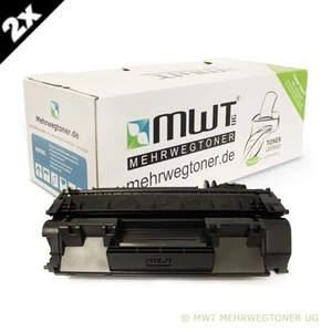 2x MWT Eco Cartridge Replaces HP Q7553A 53A - Zdjęcie 1 z 3