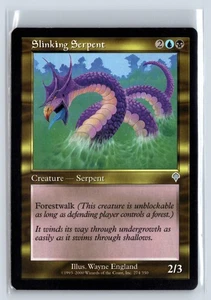 (3X) Slinking Serpent Invasion Uncommon – MTG Magic the Gathering Card - Picture 1 of 9