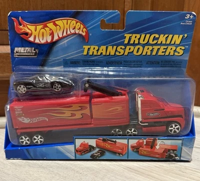 Hot Wheels 2007 Truckin Transport negro Enzo Ferrari 1:64 Foto 1 de 4