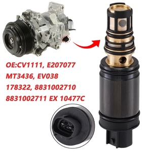 Válvula de control de aire acondicionado compresor para Toyota Corolla 2011-2013 EX-10477C MT3436 CV1111 - Imagen 1 de 12