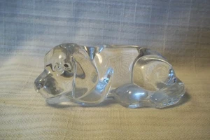 PRINCESS HOUSE 24% LEAD CRYSTAL DOG - Picture 1 of 1