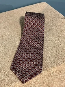 ROBERT TALBOT STUDIO HOMBRE LUJO SEDA VESTIDO CORBATA 3.75" ANCHO - Imagen 1 de 3