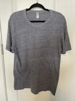 Alternative Apparel Earth Blue Grey Crew Neck T-shirt Apparel size XL - Image 1 of 4