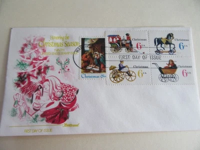 Toys In The Attic 1970 6c Combo Stamp + Single  Madonna Fdc Sc#1414-18 Fleetwood - Image 1 of 3