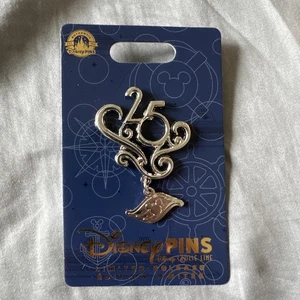 PIN DCL DISNEY CRUISE LINE 25 ANIVERSARIO PLATA LANZAMIENTO LIMITADO - Imagen 1 de 2