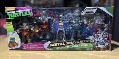 Metal Mutants Turtles + Fugitoid Paquete de 5 - TMNT - 2015 NUEVO EN CAJA Foto 1 de 4