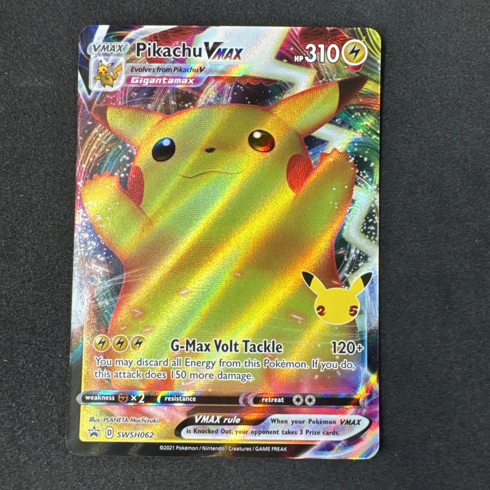 Pikachu VMAX SWSH062 SWSH: Sword & Shield Promo Cards Holo Pokemon - Image 1 of 4
