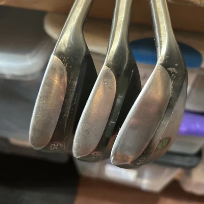 Bombtech Limited Edition Midnight Shadow Wedge Set 52* 56* 60* Steel Shafts RH - Image 1 of 4