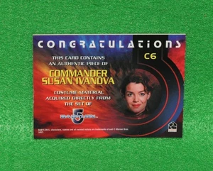Babylon 5 2002 Costume Card C6 Susan Ivanova Rittenhouse - Picture 1 of 3
