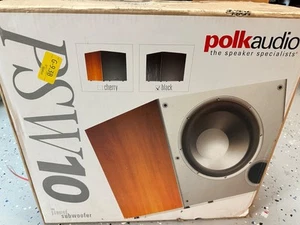 Brandneu Polk Audio PSW10 Heimkino aktiver 10" Subwoofer schwarz - Bild 1 von 5