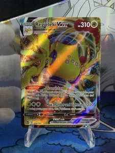 Pokemon Regieleki Vmax Full Art Ultra Rare Near Mint Silver Tempest 058/195 - Picture 1 of 3