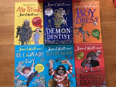 The World of David Walliams Mega Box Set 6x Books in Slipcase Paperback Lot - image 1 of 4