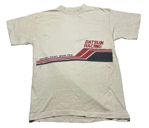 RARA camicia incudine vintage anni 80 Datsun Racing Caesars Palace Grand Prix PICCOLA USA * - Foto 1 di 7