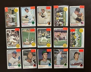 1973 TOPPS BASEBALL 40 CARD LOT   G-VG -EX BENCH MADDUX SANGUILLEN KESSINGER - Picture 1 of 3