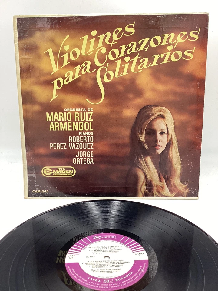 ORQ. MARIO RUIZ ARMENGOL violines para corazones solitarios (RCA LP MEXICO) EX+ - Image 1 of 4