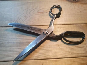 Antique Vintage G Platts & Son Sheffield Taylors Scissors Shears Seamstress - Picture 1 of 4