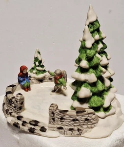 Department 56 Heritage Village Accessories Skating Pond Intro 1987 Retired 1990 - Bild 1 von 6