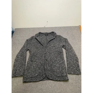 Barneys New York Wool alpaca Blend Knit Blazer Jacket Made in Italy Mens sz L - Picture 1 of 8