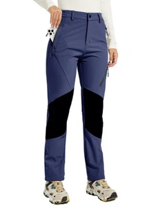 Women's Snow Pants Waterproof Warm Winter Hiking Pants Outdoor Pants Insulate... - Picture 1 of 6
