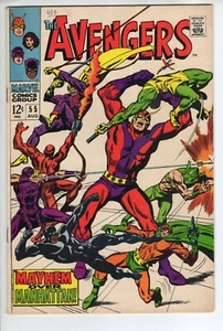 Avengers #55 FN/VF 1st full app of Ultron Combine Bag/Board AHA - Picture 1 of 1