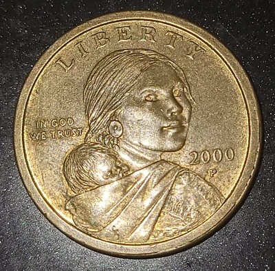 2000 P Sacagawea Gold Color  - Image 1 of 2