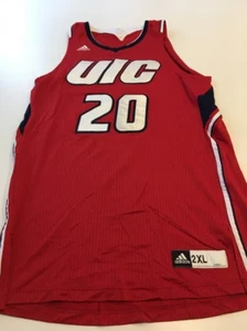 Game Worn Used Trikot UIC Flames Illinois Chicago Basketball Herren Gr. 2XL #20 - Bild 1 von 5