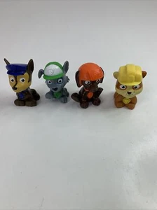 Menge 4 Paw Patrol Spielzeug Action Figuren Ty SML Chase Rubble Rocky Zuma - Bild 1 von 5