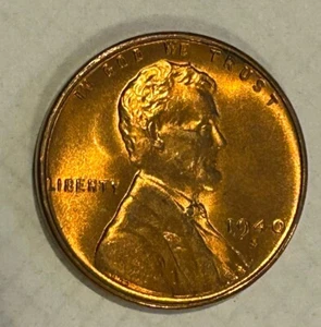1940-S Lincoln Wheat Cent Penny GEM RD BU From an Original Bank Roll. #US156 - Picture 1 of 6
