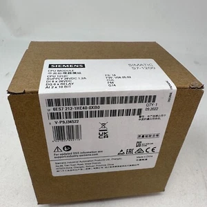 New Siemens 6ES7212-1HE40-0XB0 6ES7 212-1HE40-0XB0 SIMATIC S7-1200 CPU 1212C - Picture 1 of 2