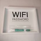 Wi-Fi Password Dry Erase Sign With Marker!