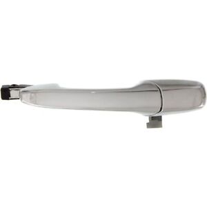 Exterior Door Handle For 2006-2010 Mazda 5 Rear Driver Side Chrome Plastic