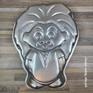 Wilton Troll Cake Pan Mold Aluminum Vintage Troll Character #2105-6712 1992 - Picture 1 of 8