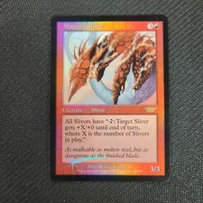 MTG Magma Sliver Legions Foil Played Conditon