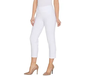 Wicked by Women with Control Petite Crop Pants, Alabastro, Taglia: Petite X-Large - Foto 1 di 1