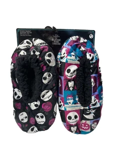 The Nightmare Before Christmas Slippers, 2-Pr. 7-9.5 One Size-Fits-Most - Picture 1 of 4
