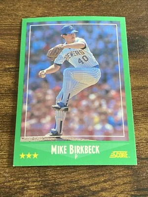 1988 Score #369 Mike Birkbeck Brewers C4240* - Image 1 of 2