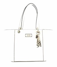 GUESS Kamryn Tote Shopper Schultertasche Tasche White Weiß Neu
