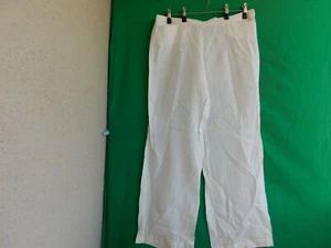 "ROSNER"Sommer Hosen gr.46.Weiß.Seitlich Reißverschluss.Model:"Sabrina".Leinen. - Bild 1 von 4
