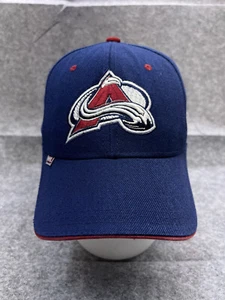Colorado Avalanche Zephyr Hat Cap Fitted Adult 7 1/4 Blue Wool Acrylic Blend NHL - Picture 1 of 13