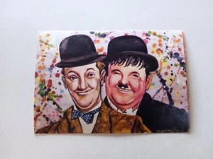 FIGURINA CRONISTORIA MONDIALE 1914/1965 FOLGORE 1966 STANLIO  E OLLIO n 114 - Picture 1 of 2