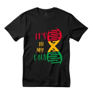 T-Shirt Nel Mio DNA Abbraccia Giugno Con Il Nostro Nero: Edizione Celebrazione Libertà - Foto 1 di 4