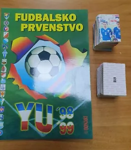 Album vuoto Jugoslavia campionato di calcio 1998/99 e set adesivi 613/618 calcio - Foto 1 di 12