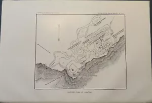 KARTE PLAN HOPI INDISCHE ANTILOPE MESA AWATOBI ARIZONA 1897 PL CVII - Bild 1 von 1